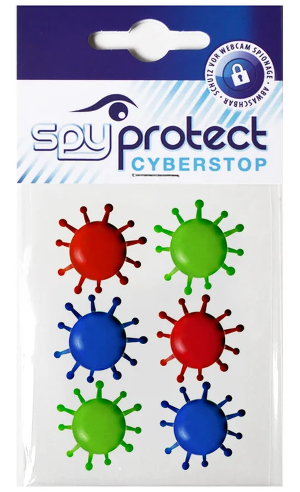 Webcam-Sticker 6er-Set – Corona