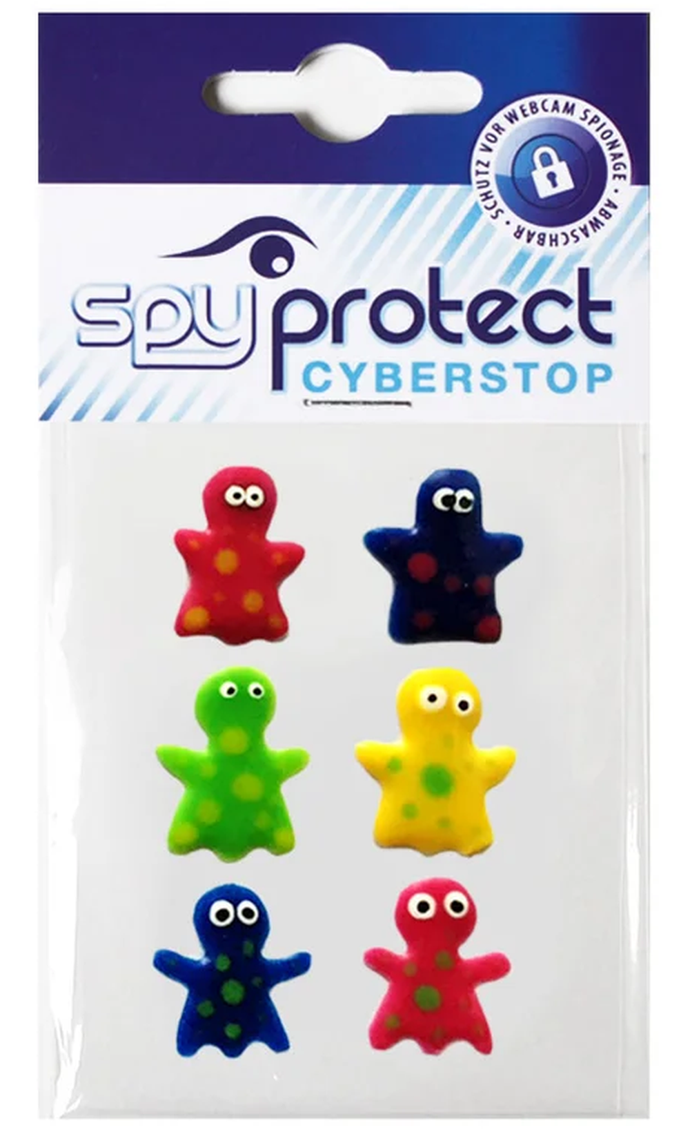 Webcam-Sticker 6er-Set – Monster