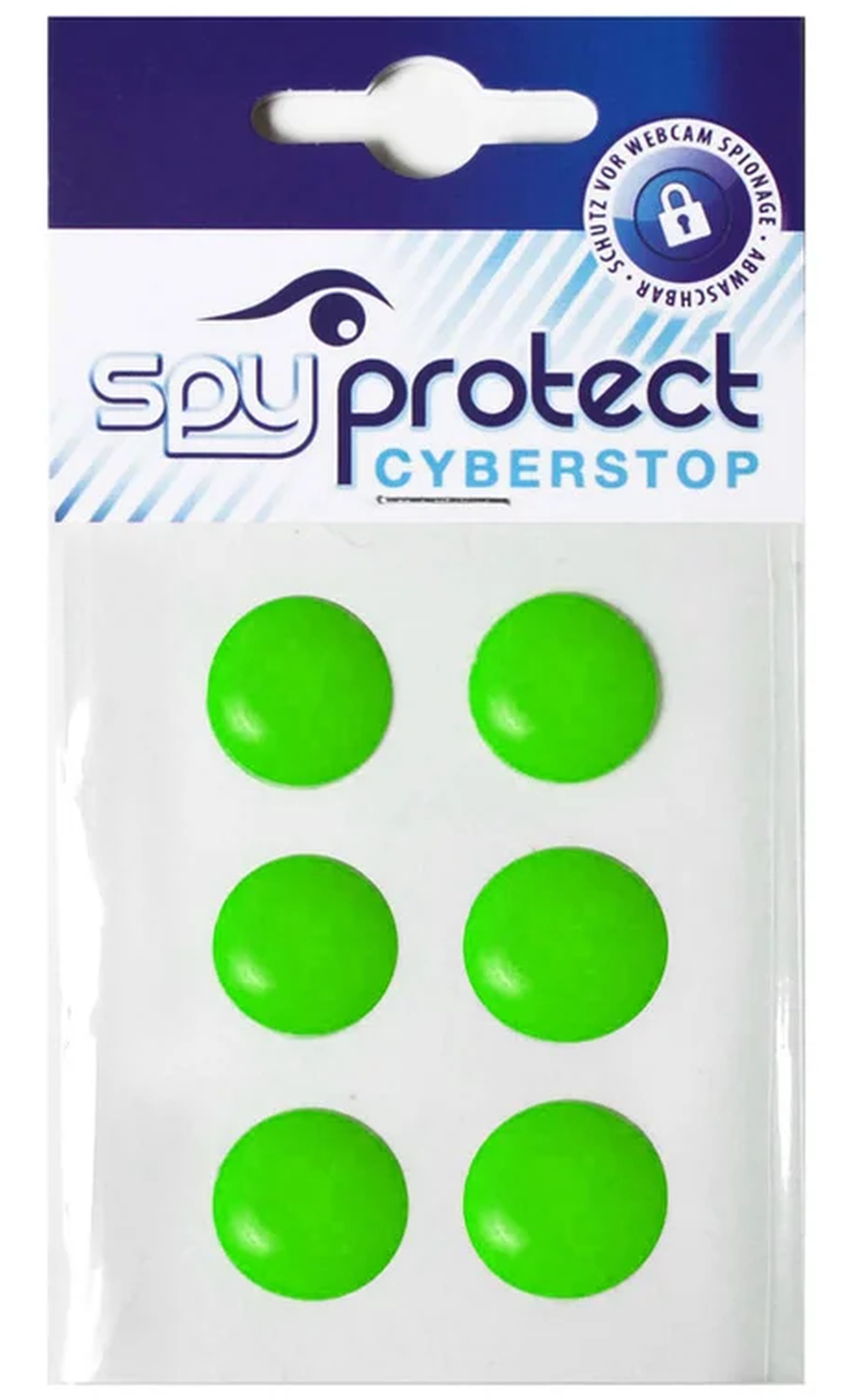 Webcam-Sticker 6er-Set – Grün