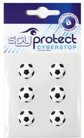 Webcam-Sticker 6er-Set – Fußball